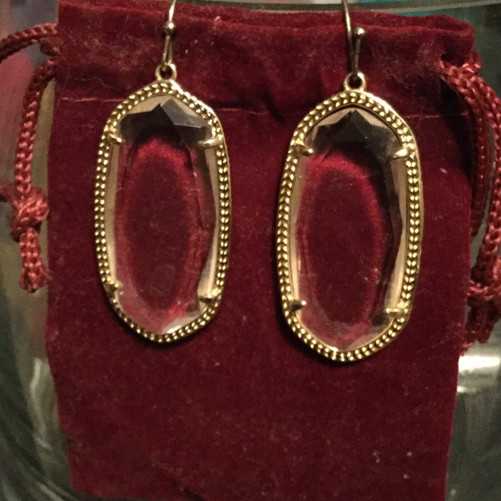 NWOT KENDRA SCOTT Danielle Iridescent Earrings
